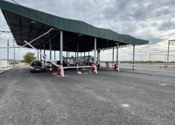 Завершены работы по ремонту дорожного покрытия в АПП на административной границе Херсонской области и Республики Крым