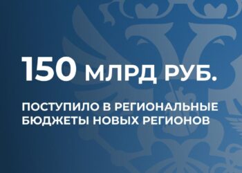 Бюджеты новых регионов РФ пополнились почти на 150 млрд рублей