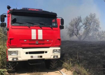 В Херсонскую область поступила новая пожарная техника